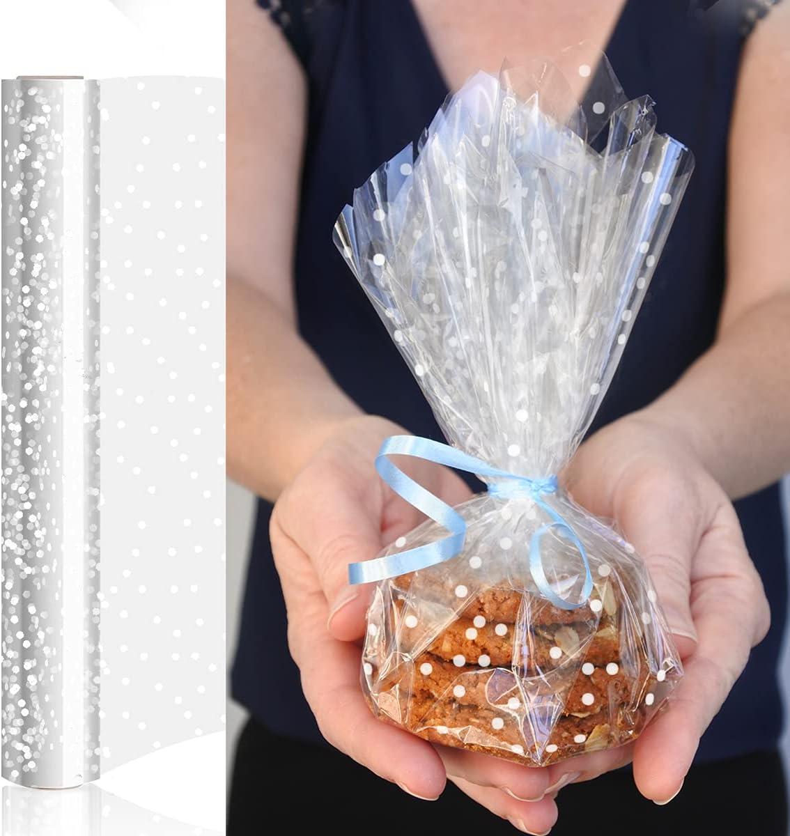 1Roll Cellophane Wrap Roll Green Thick Transparent Green | Gifts, Baskets, Arts & Crafts, Treats