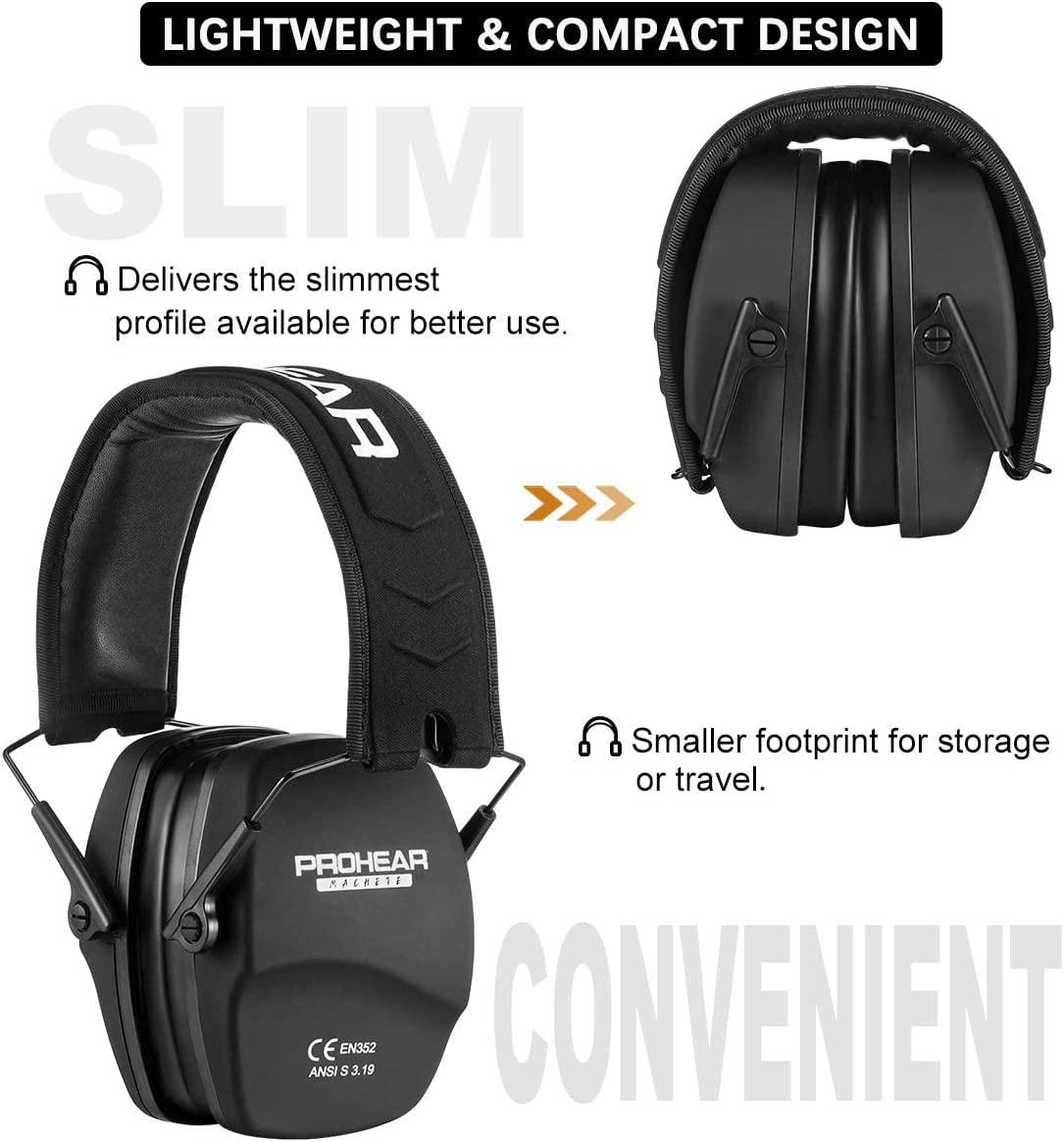 PROHEAR 016 Ear Protection Safety Earmuffs for Shooting, NRR 26dB Noise