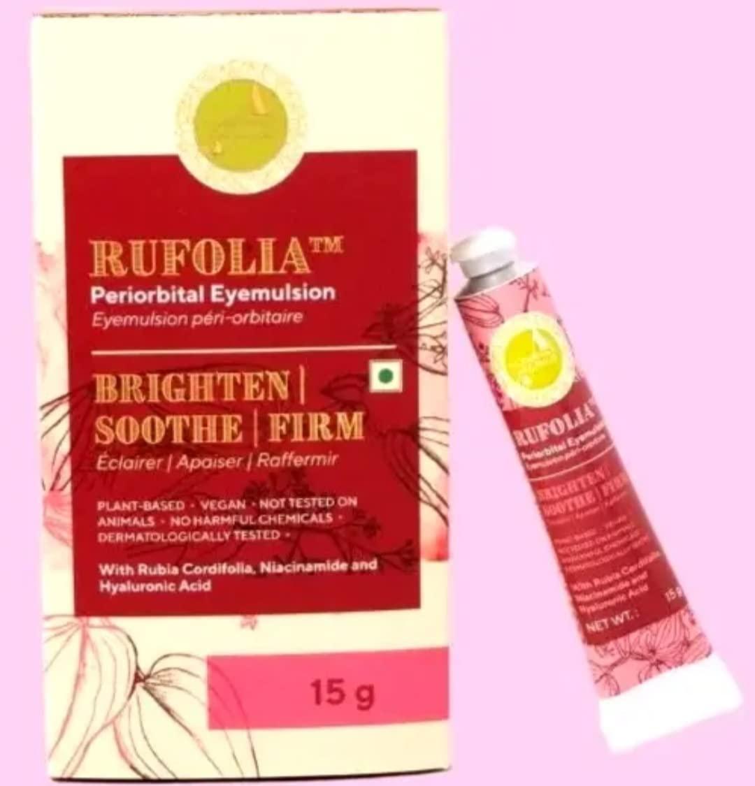 Rufolia Eye Emulsion 15g Cream for Under Eye Dark Circles