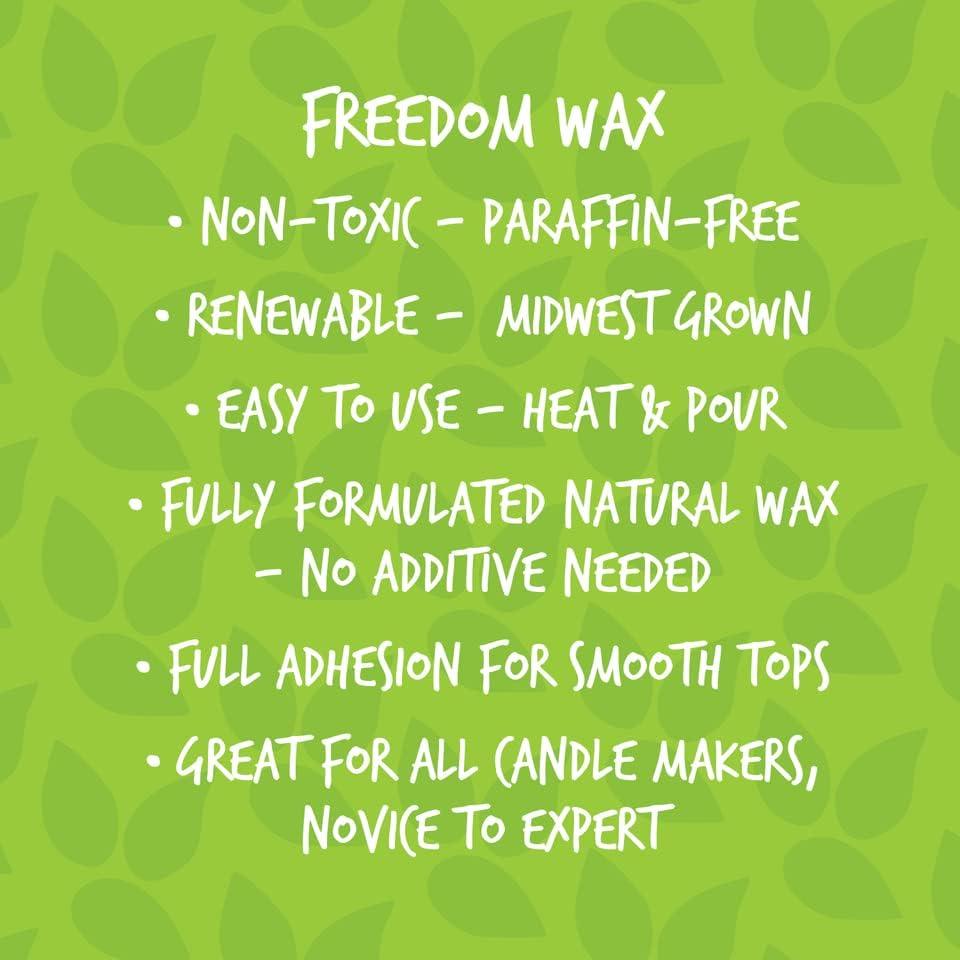 American Soy Organics- 10 lb of Freedom Soy Wax Beads for Candle Making –  Microwavable Soy Wax