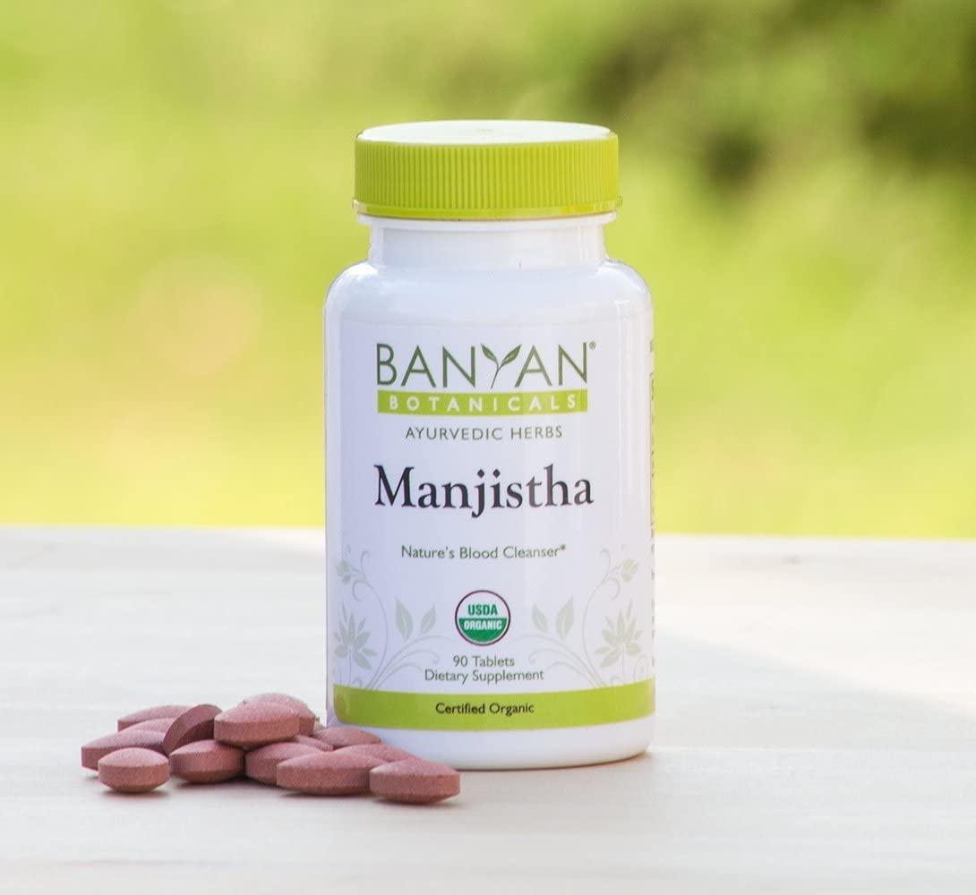 Organic Manjistha Tablets by Banyan Botanicals Blood & Lymph