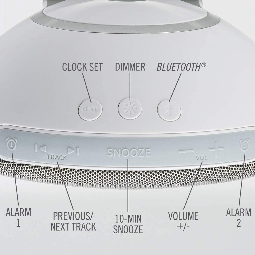HoMedics Deep Sleep Revitalize Sleep Sound Alarm Clock 9 Programs, 4