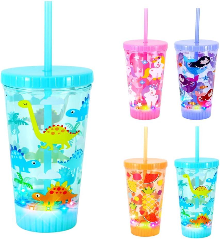 Kids High Borosilicate Pyrex Milk Juice Water Glass Tumbler Water Drinking  Cup Reusable, Lightweight, Spill-Proof Water Bottle with Cute Design for  Girls & Boys 