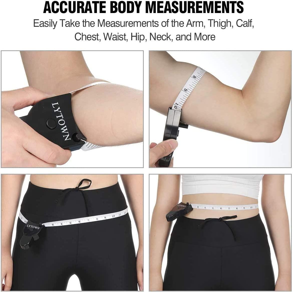  Body Tape Measure, 4PCS Measuring Tape for Body 60