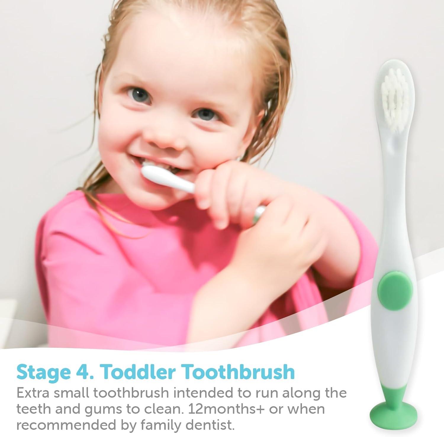 EasyTots Baby's First Toothbrush Set 0-2 Years Complete Stage