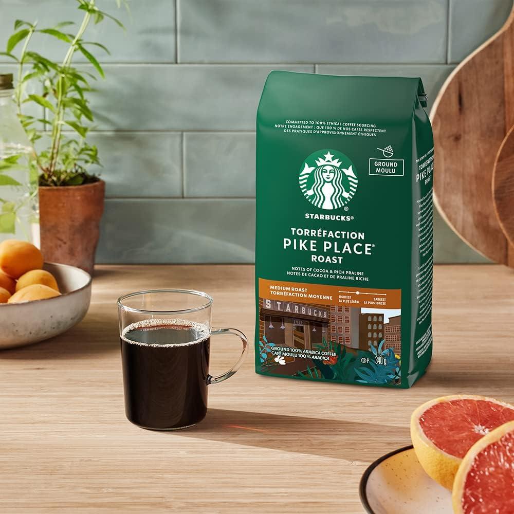 Starbucks Pike Place Roast Ground Coffee Medium Roast 793 Grams