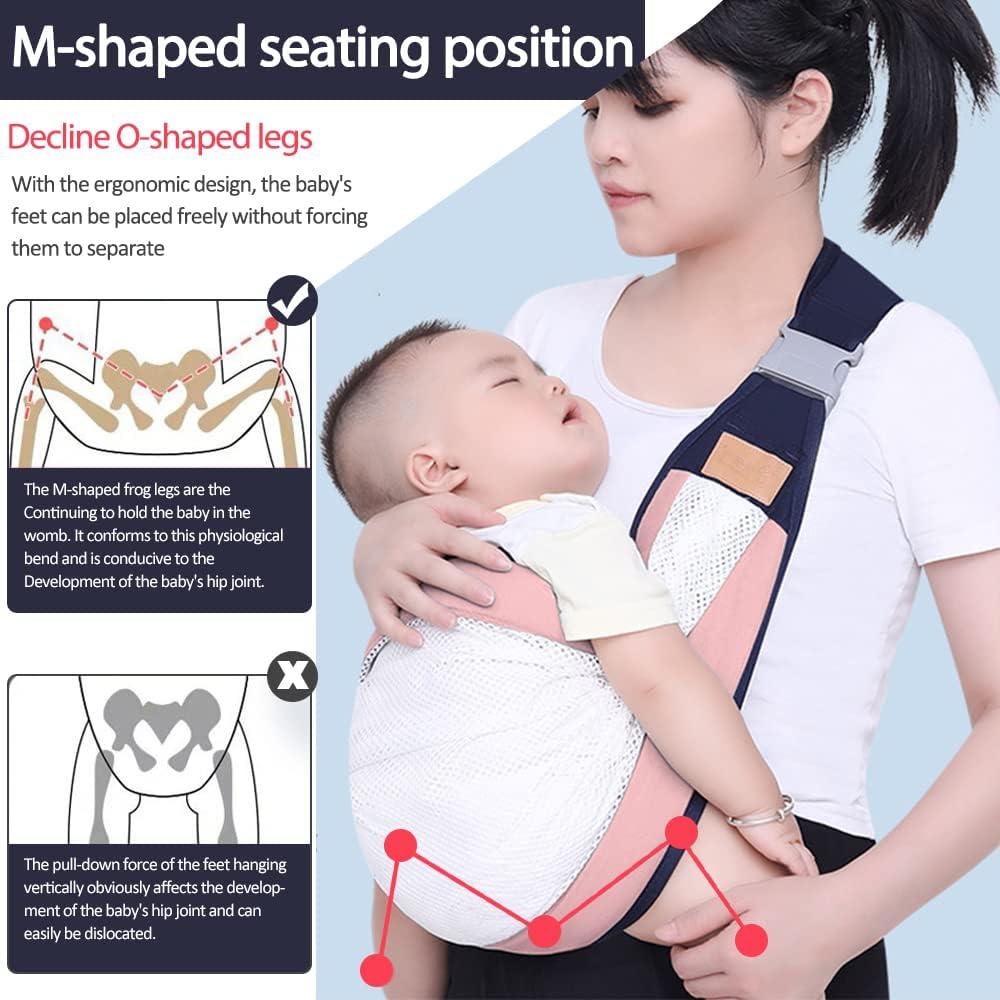 HINATAA Breathable Baby Sling Adjustable Baby Carrier Baby Carrier