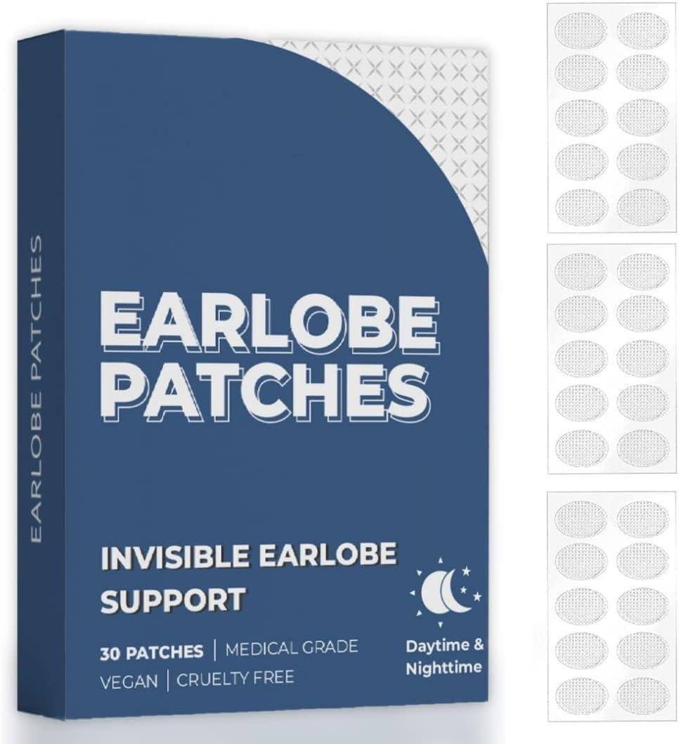Ear Lobe Support Patches Earlobes: Invisible Waterproof Stickers