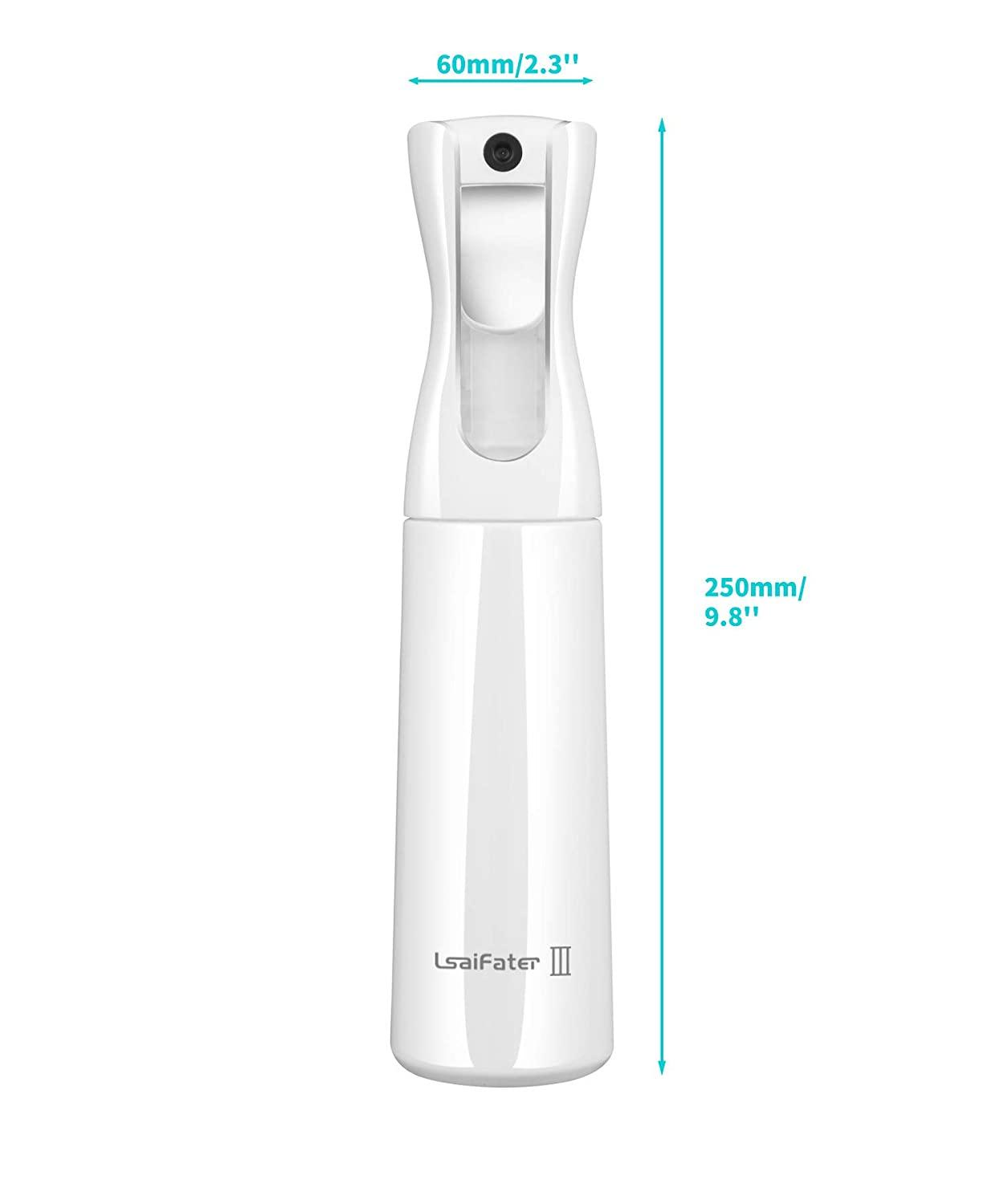 Water Spray Bottle for Hair (White 10oz) Hair Spray Bottle Fine Plant