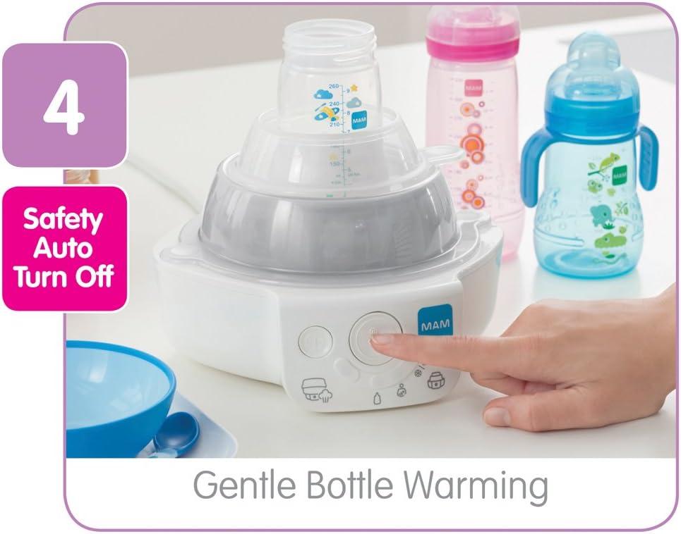 MAM 6-in-1 Electric Steriliser Bottle Warmer with Anti-Colic