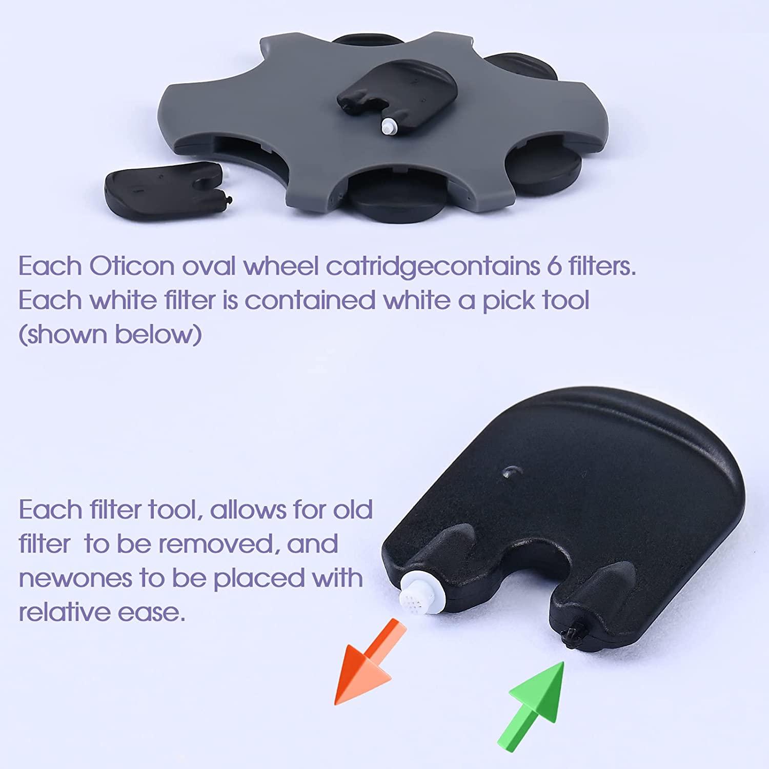 for Oticon Hearing Aid MiniFit Wax Guard Filters ProWax Replacement Cerumen Stop Suitable for