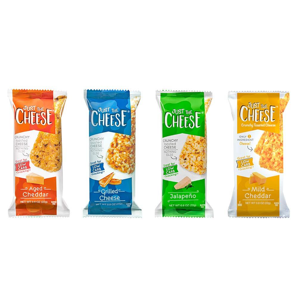 Just the Cheese Bars Crunchy Baked Low Carb Snack Bars 100 Natural