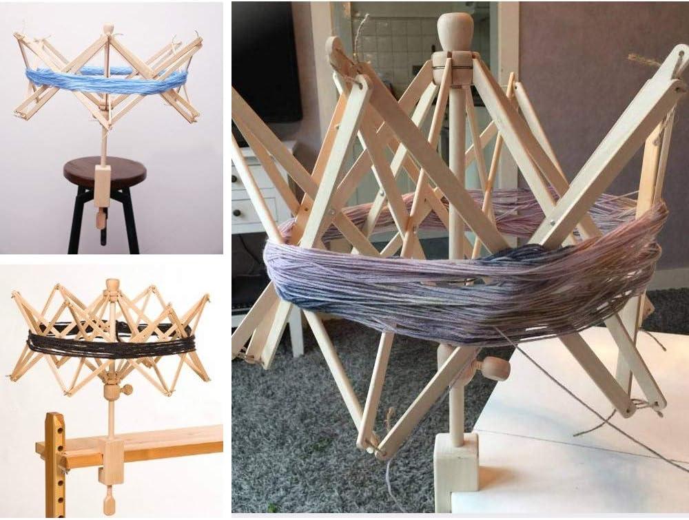Yarn Winder Wooden Umbrella Swift Yarn Winder Knitting Umbrella 24