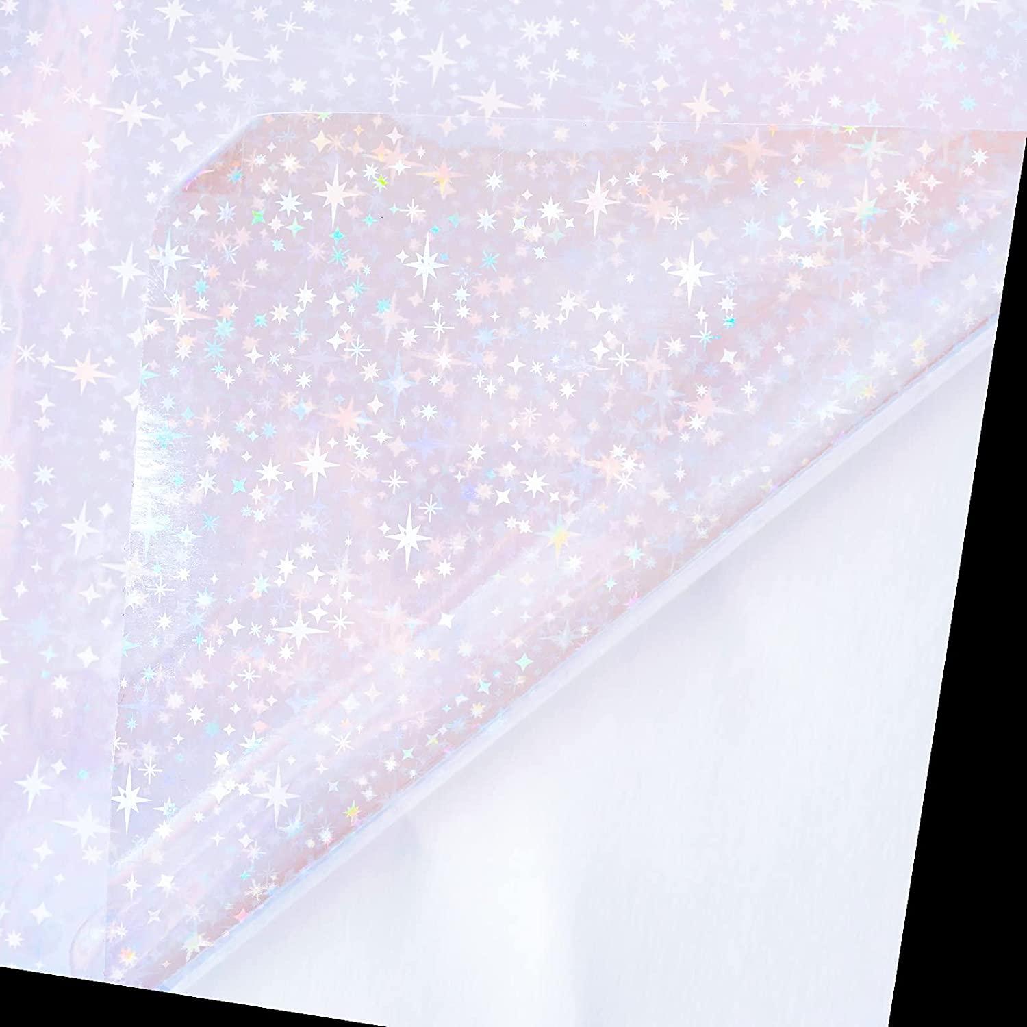 Holographic Clear Confetti Laminate –