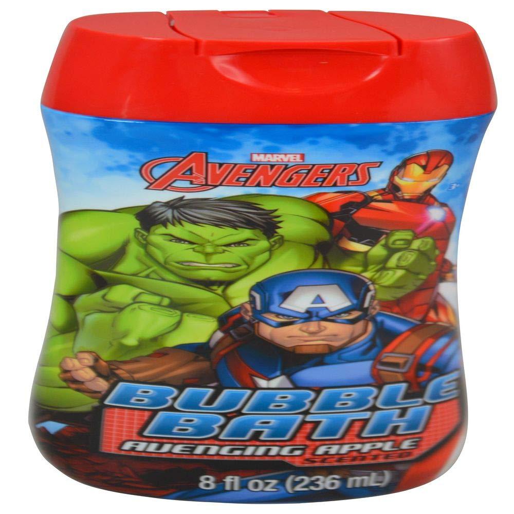 Marvel Avengers Bubble Bath in Shaped 8 Oz. Avenging Apple Scented Hand Soap  Body Wash Hair Shampoo Ideal Party Favors Gift Basket Bag Filler For  Toddlers Kids Children Shower Gels Health 