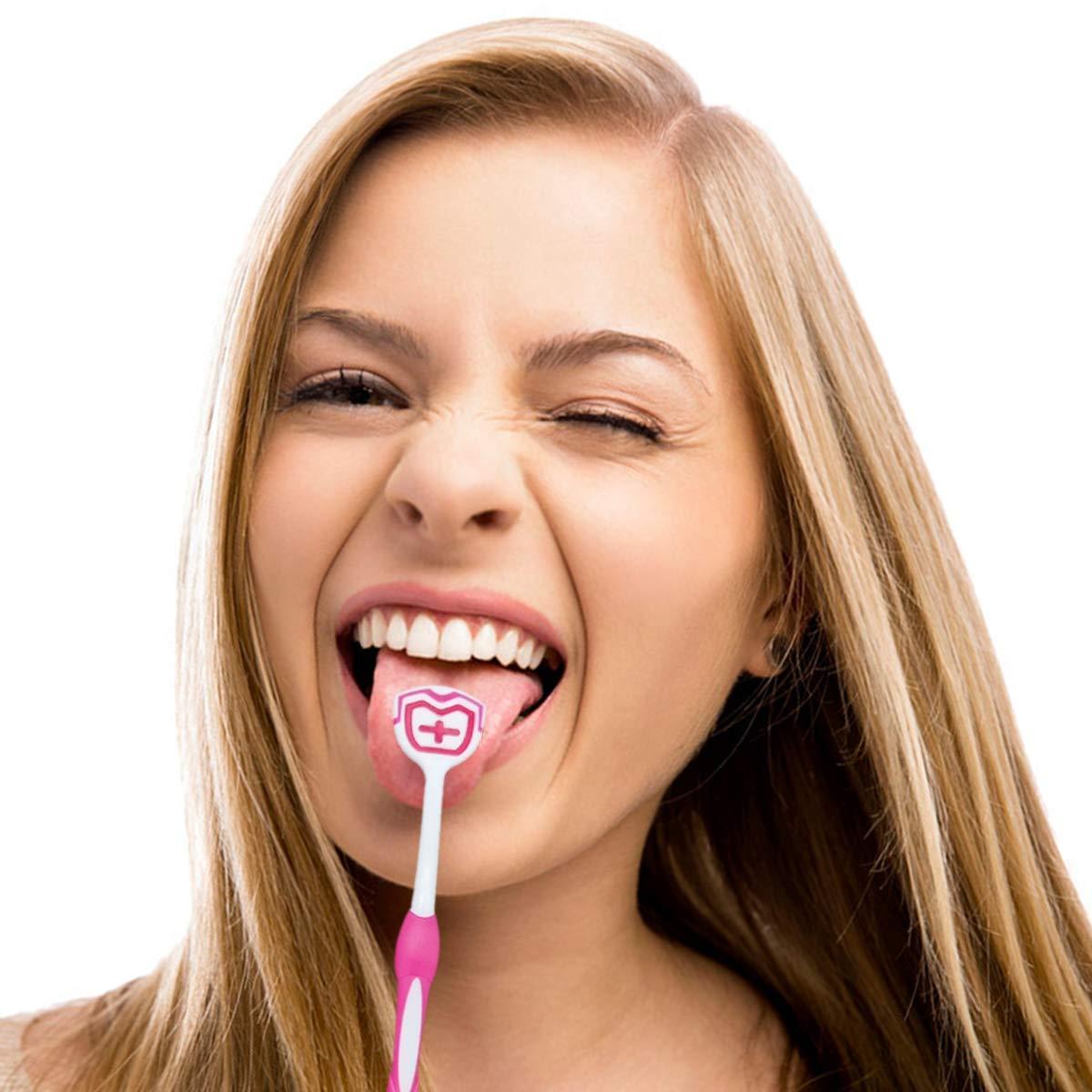 Tongue Brush Tongue Scraper Tongue Cleaner Helps Fight Bad Breath