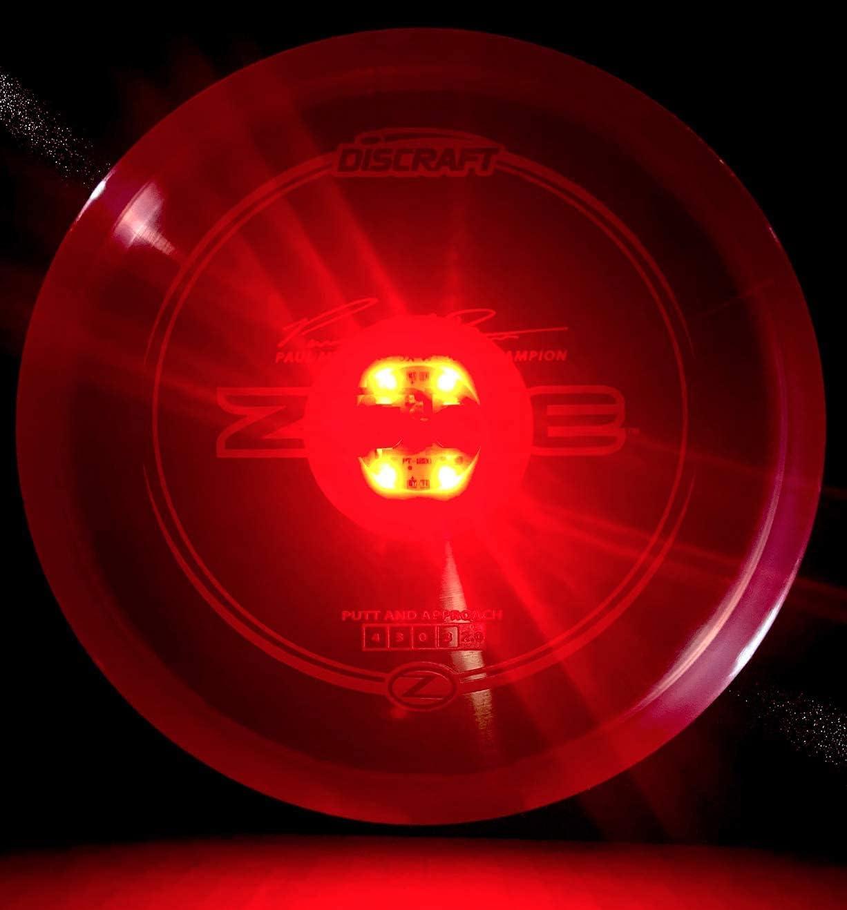 Birdi Disc Golf LED QuadLite Lights Bright Glow Night Disc Golf 8