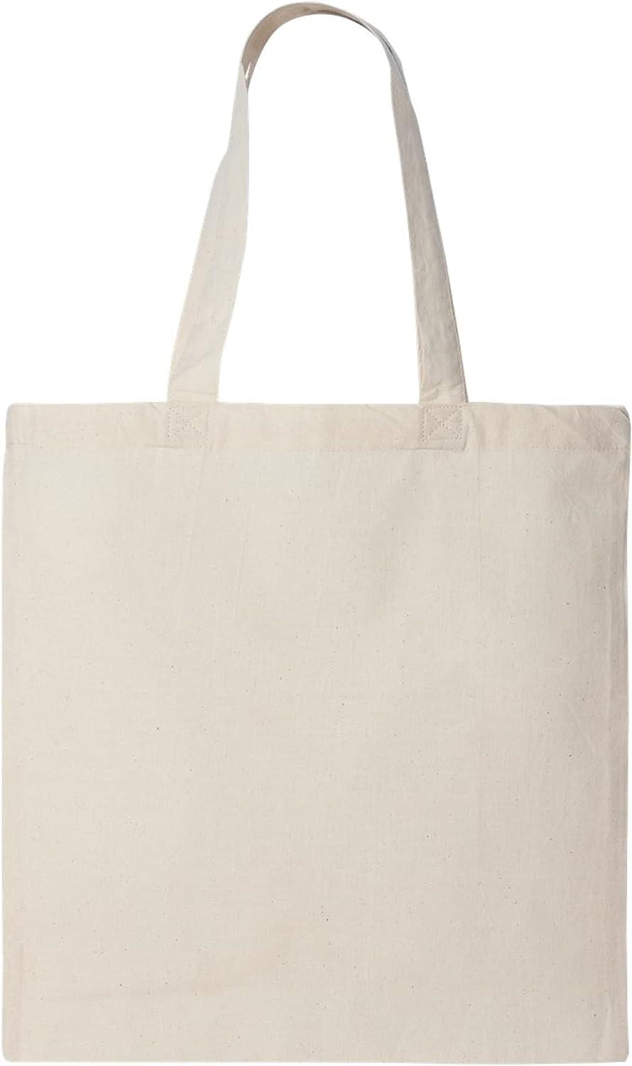 TBF Natural Cotton Canvas Basic Tote Bags Bulk - TB100 for your store -  Faire