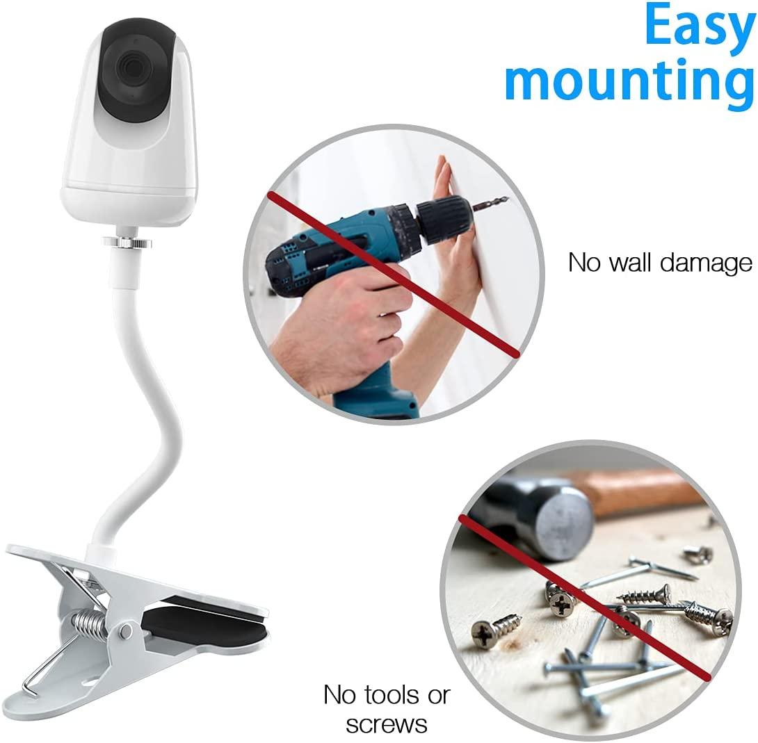 Derebir Baby Camera Holder Baby Monitor Mount Stand Compatible With HelloBaby/Blemil/jeeber/nooie/momcozy/GHB/BOIFUN/Motorola/BT/Dr.Care/Adjustable