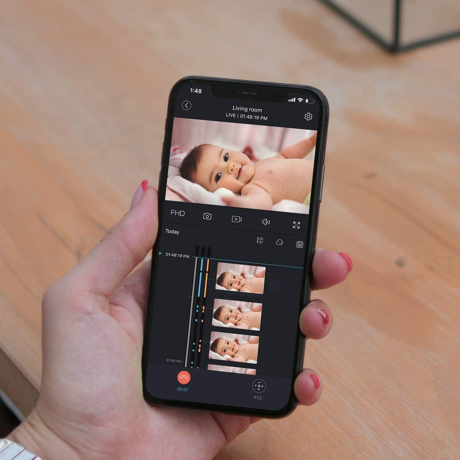 Blurams - Bewakingscamera - Wifi - 2K - Binnen - 360 Graden Nachtzicht Bidirectionele Audio