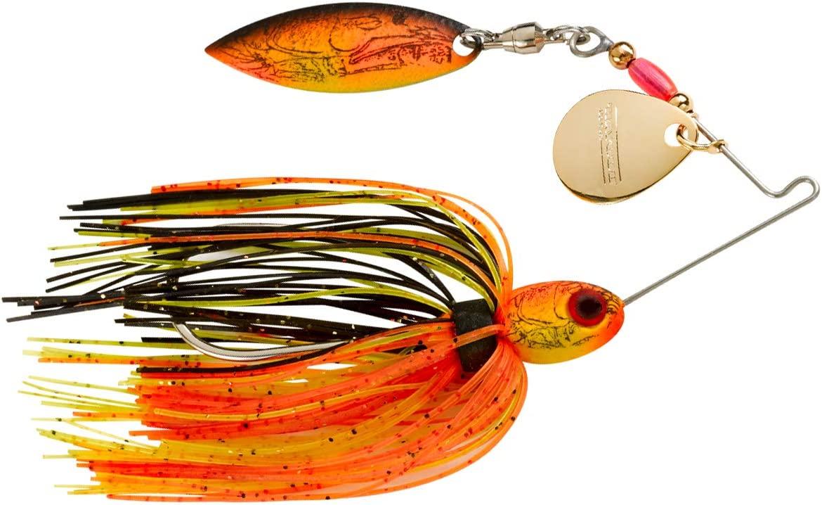 BOOYAH Pond Magic Small-Water Spinner-Bait Bass Fishing Lure Pond Magic  Real Craw Sunrise Craw