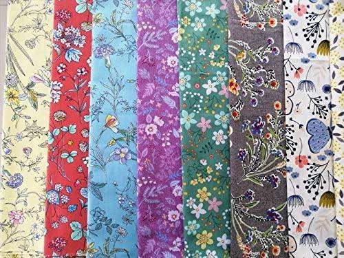 50pcs 10 x 10 inches Cotton Fabric Bundle Squares for Quilting