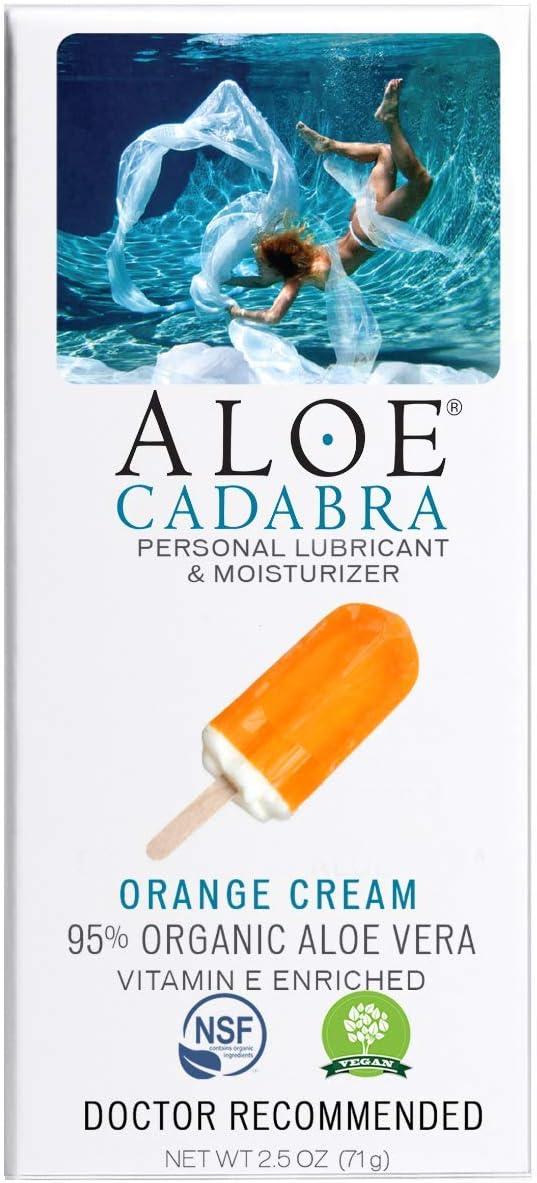 Organic Aloe Cadabra Orange Cream Flavored Personal Lubricant - 2.5 oz for  Women, Men & Couples | Buy Now with Express International Delivery |  GoSupps.com