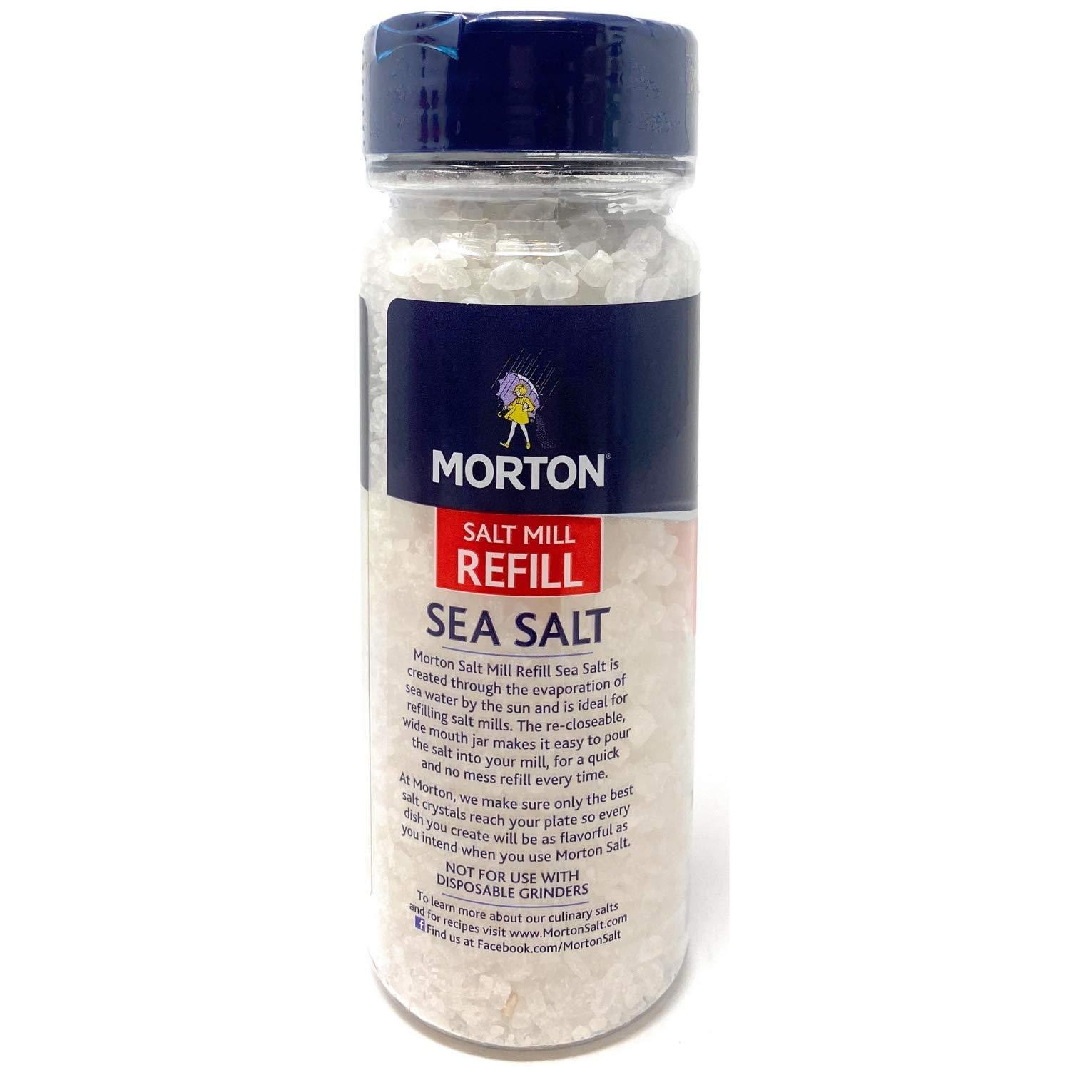 Morton Extra Coarse Sea Salt Grinder Refill,