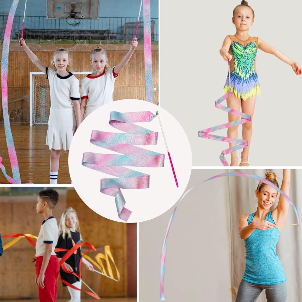 Baton De Twirling PATIKIL Rubans De Danse, 6 Pack 78.7 Pouces Streamers De Twirling Baton