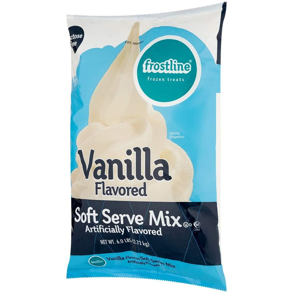 Frostline Vanilla Soft Serve Ice Cream Mix 6 lb 96 oz Pack of 1
