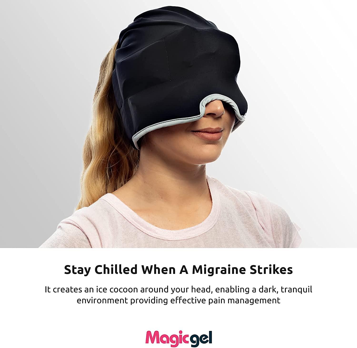 Magic Gel Large Migraine Cap Stay Chilled When a Migraine Strikes Keep Your Head Cool with