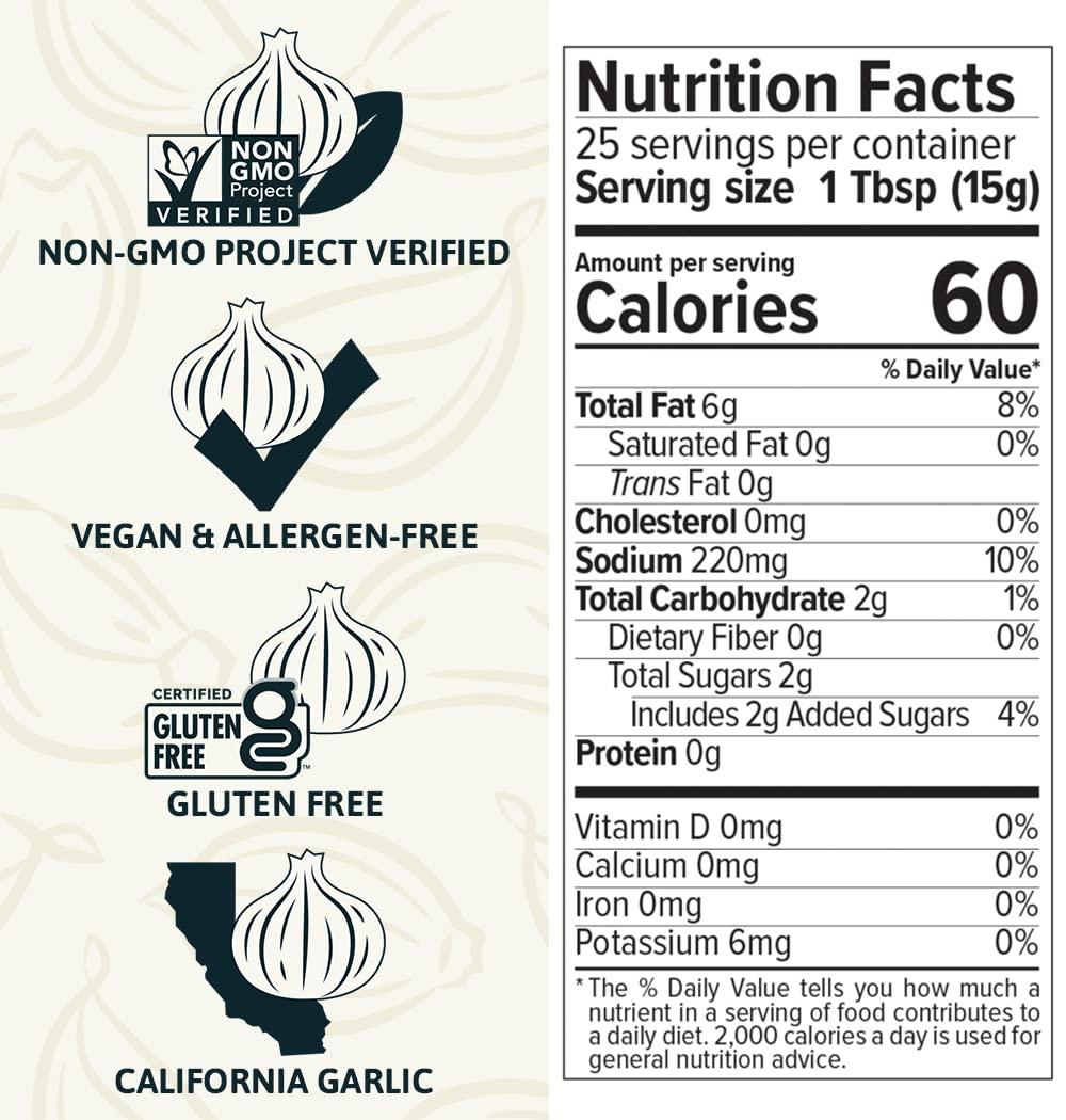 Garlic Expressions Vinaigrette Dressing NonGMO, Vegan & GlutenFree