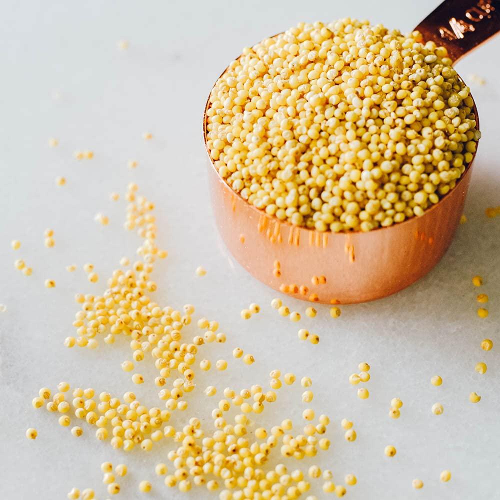 Organic Hulled Millet Grain 3 Lbs (48 oz) for Cooking Non GMO