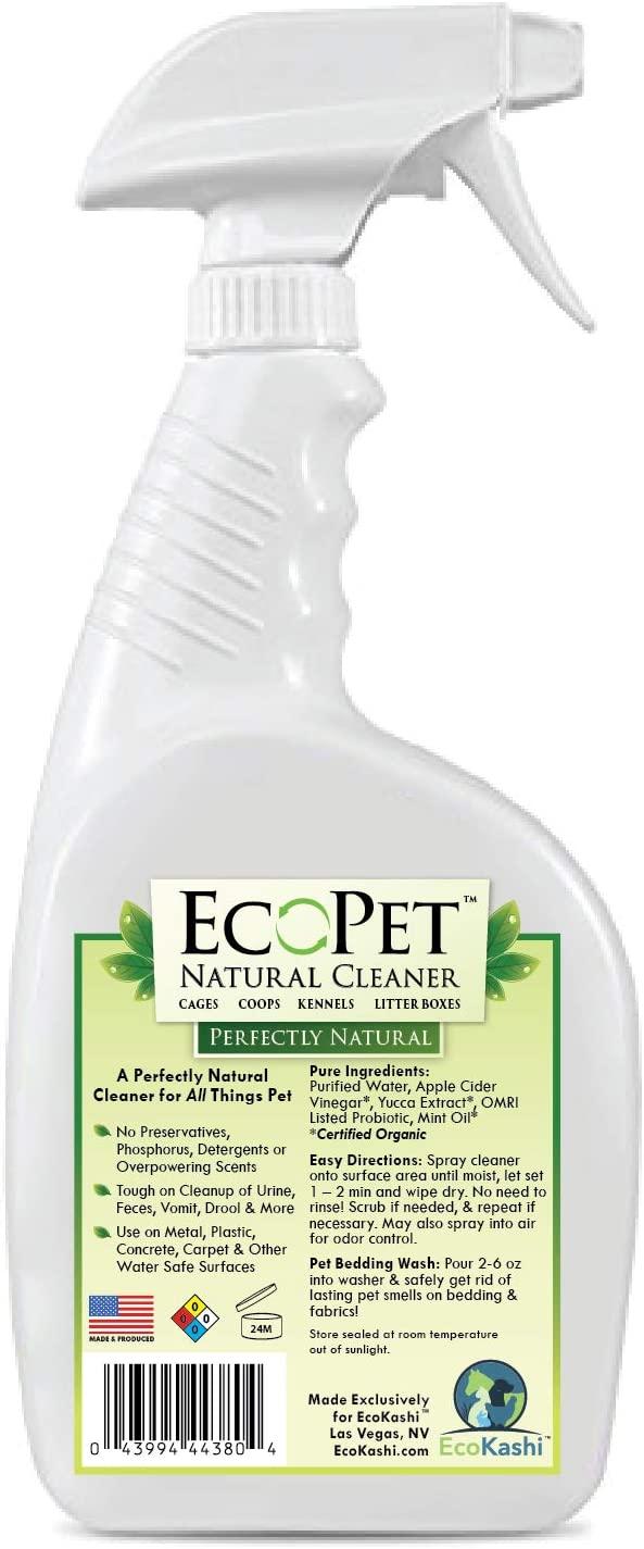 EcoPet All Natural Pet Odor and Stain Remover Probiotic Powered Multi