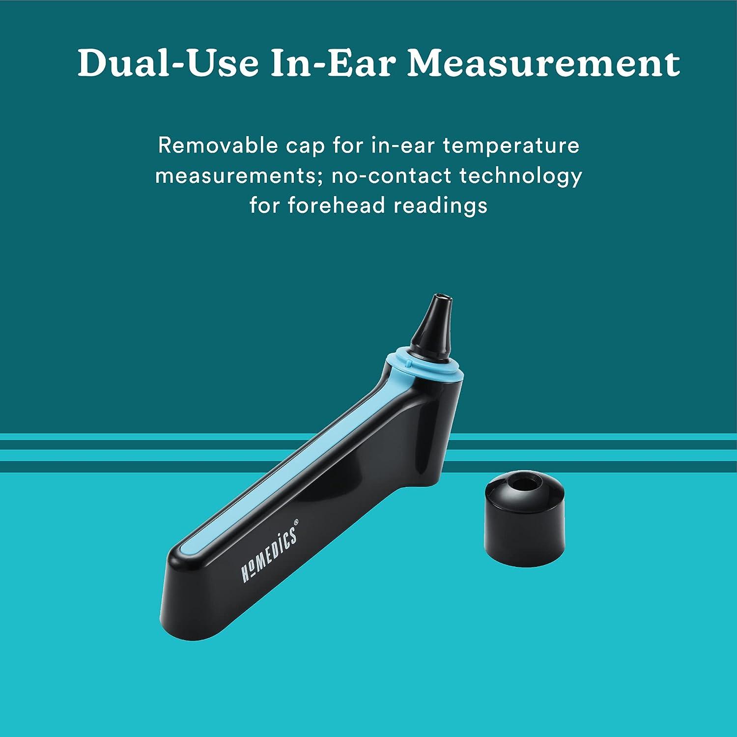 HoMedics DualUse Infrared Ear and Forehead Thermometer, inEar and No