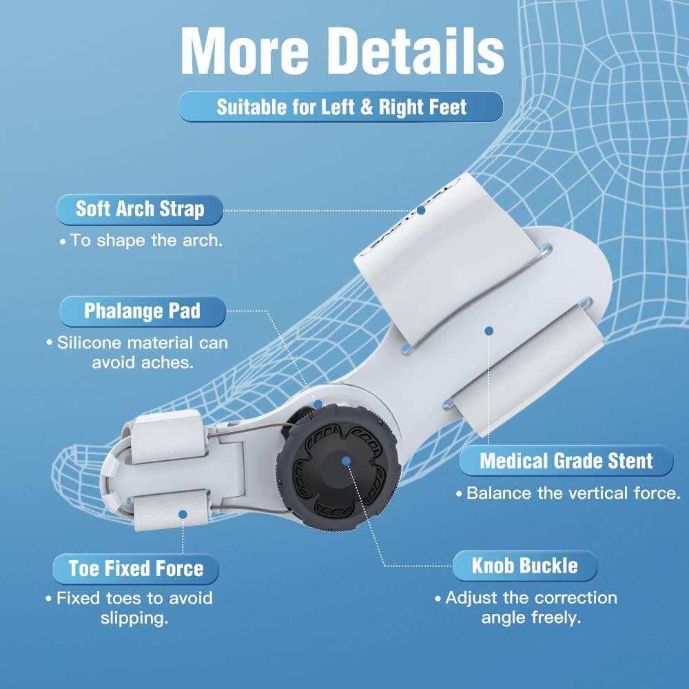 Tech Love Bunion Corrector for Women and Men, Orthopedic Bunion Toe