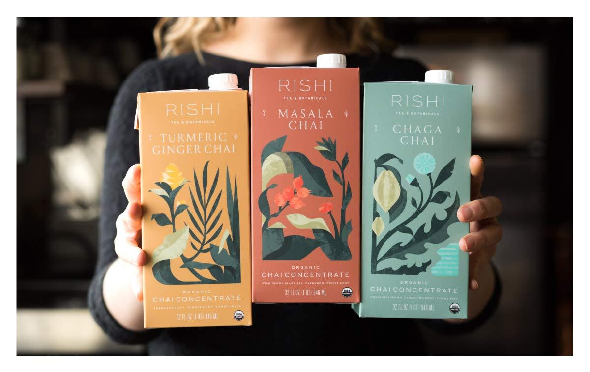 Rishi Tea Masala Chai Concentrate Beverage Immune Support, USDA