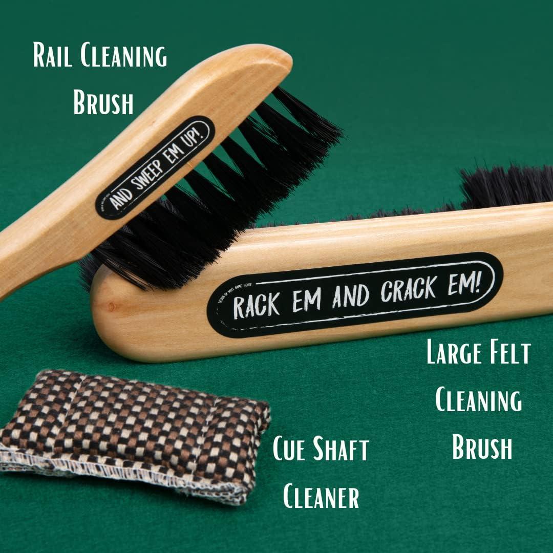 Pool Table Brush Set Perfect Pool Table Felt Cleaner and Pool Table