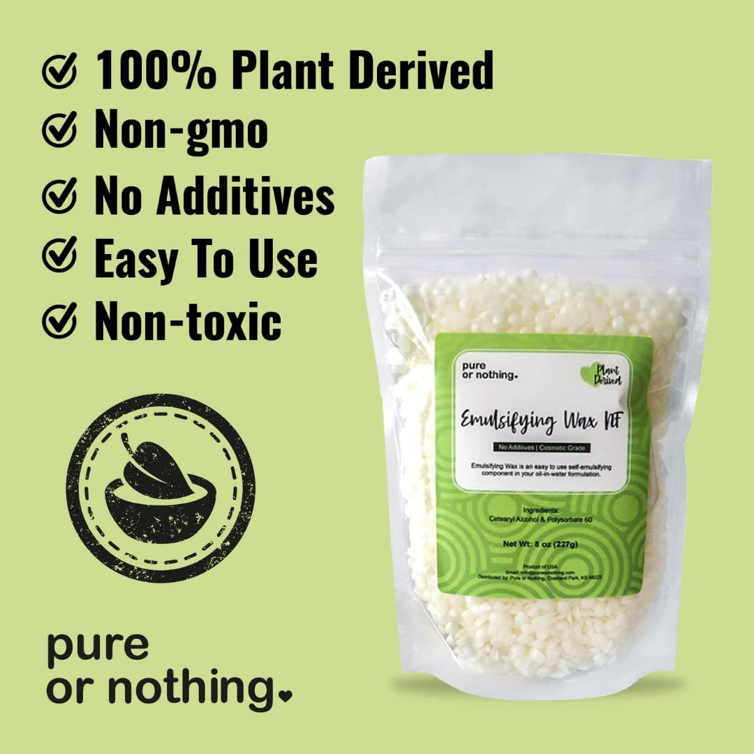 Pure or Nothing  Non-GMO Emulsifying Wax NF Pastilles - 8 oz