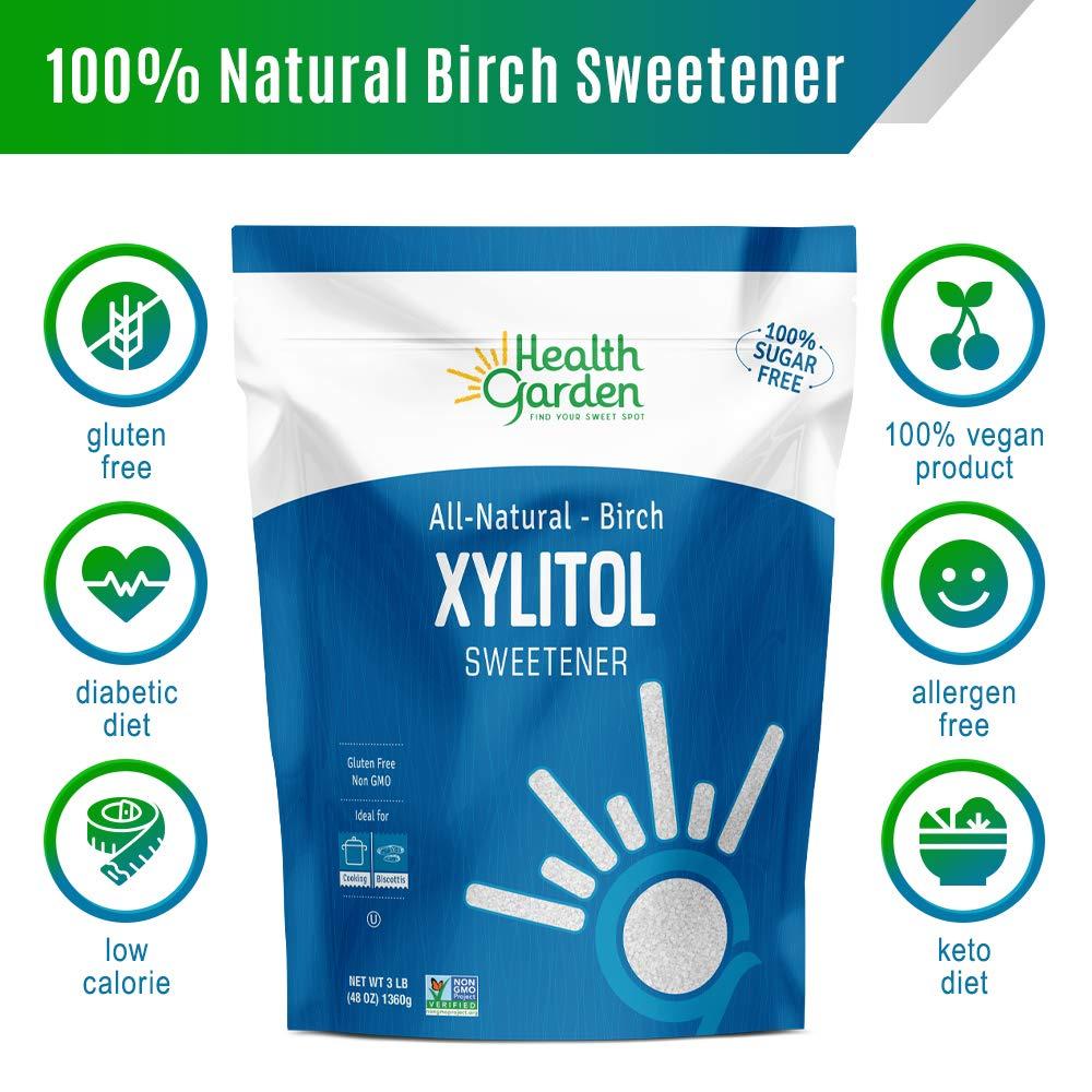Health Garden Birch Xylitol Sweetener Non GMO Kosher Made in the