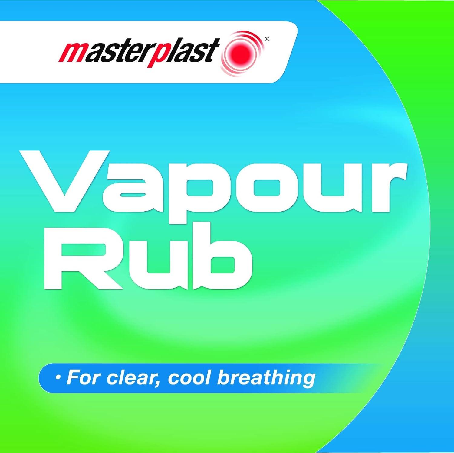 Masterplast Vapour Rub Easy Breathing Relief & Comfort Ready To Use 100G