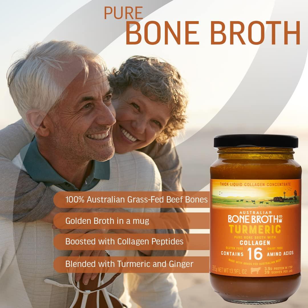 Australian Beef Bone Broth Concentrate Turmeric Flavor Turmeric