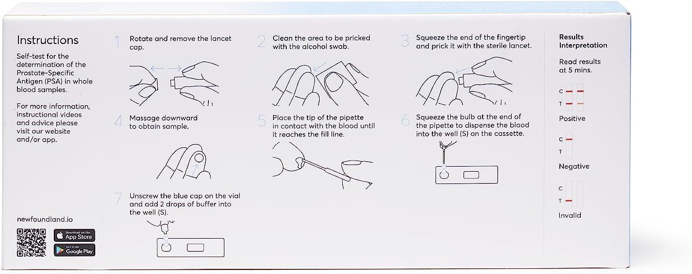 Newfoundland Prostate Test KitHome SelfTest for Prostate Health