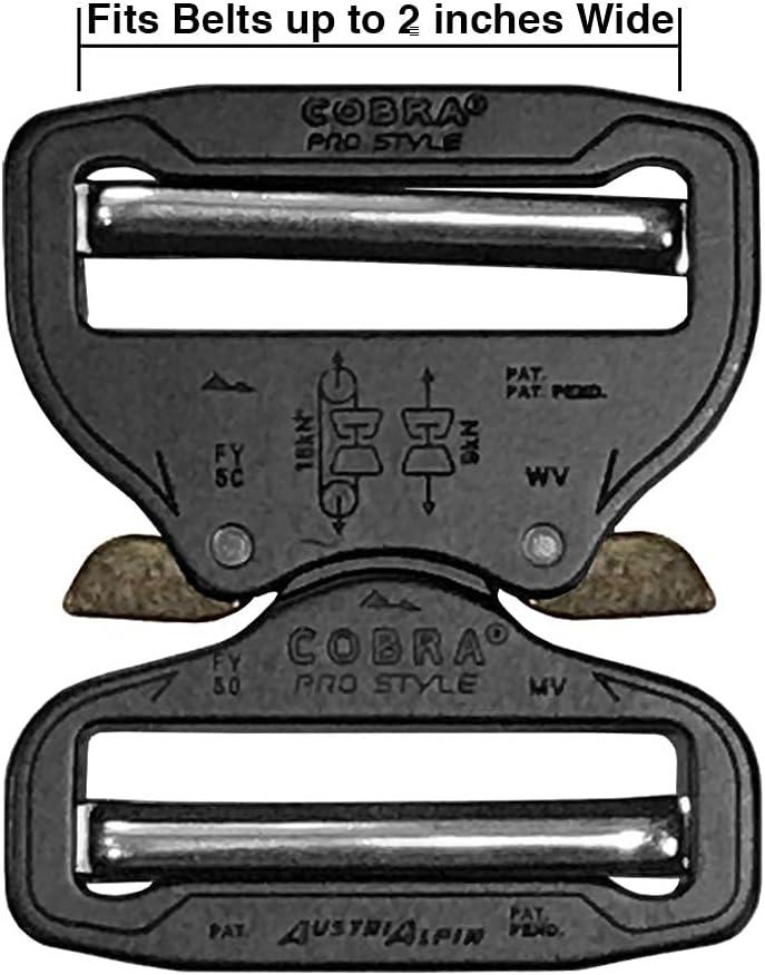 AUSTRIALPIN Cobra Buckle 2" Dual Adjustable NoSew