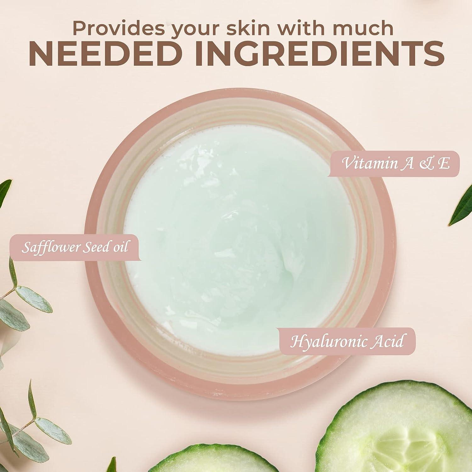 Cucumber Eye Cream From Skincare By Laurens Eye Moisturizer Cream With Hyaluronic Acid