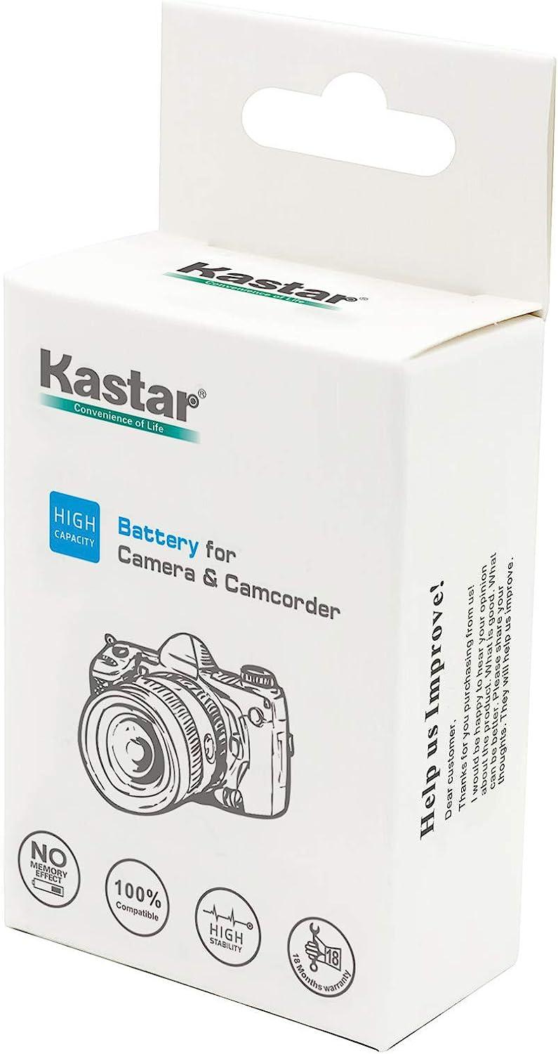 Kastar Camera Battery BP-511 BP-511A 2-Pack for Canon EOS D30 10D