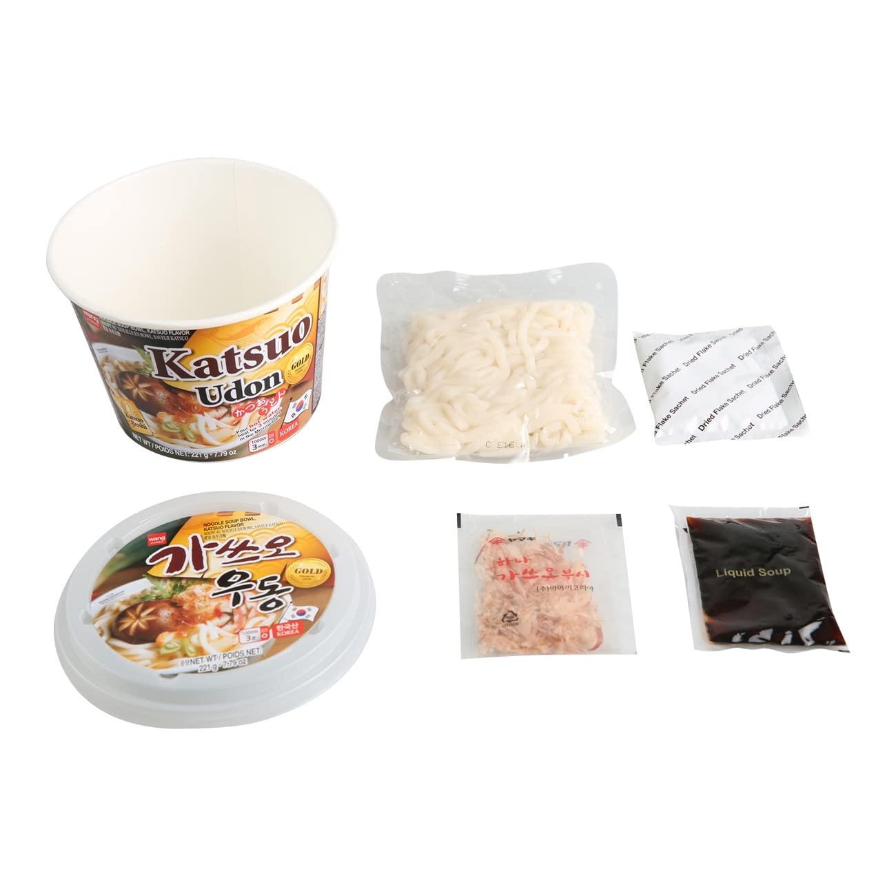 Wang Katsuo Udon Bowl, Rich and Sweet, Noodles Made for Slurping, 7.79