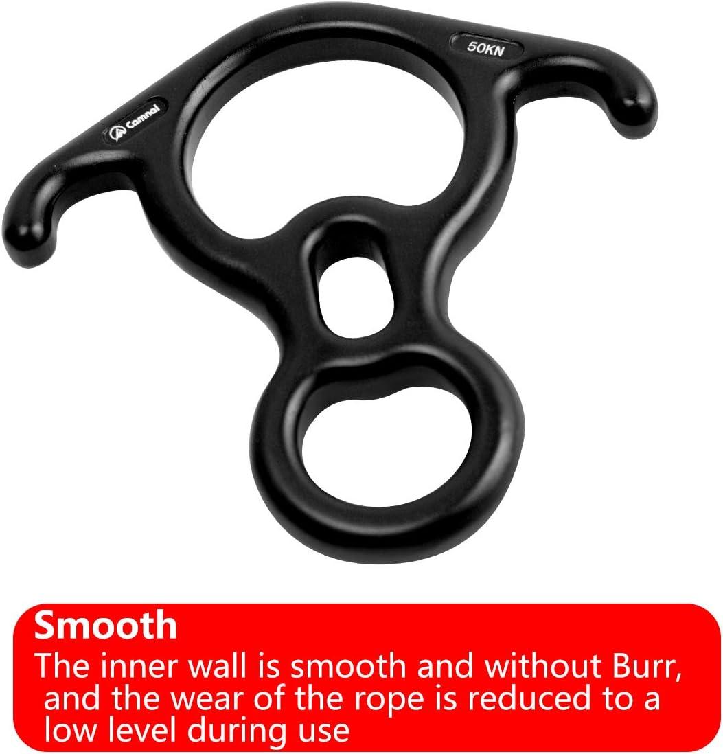 YXGOOD 50KN Rescue Figure, 8 Descender Large BentEar Belaying and