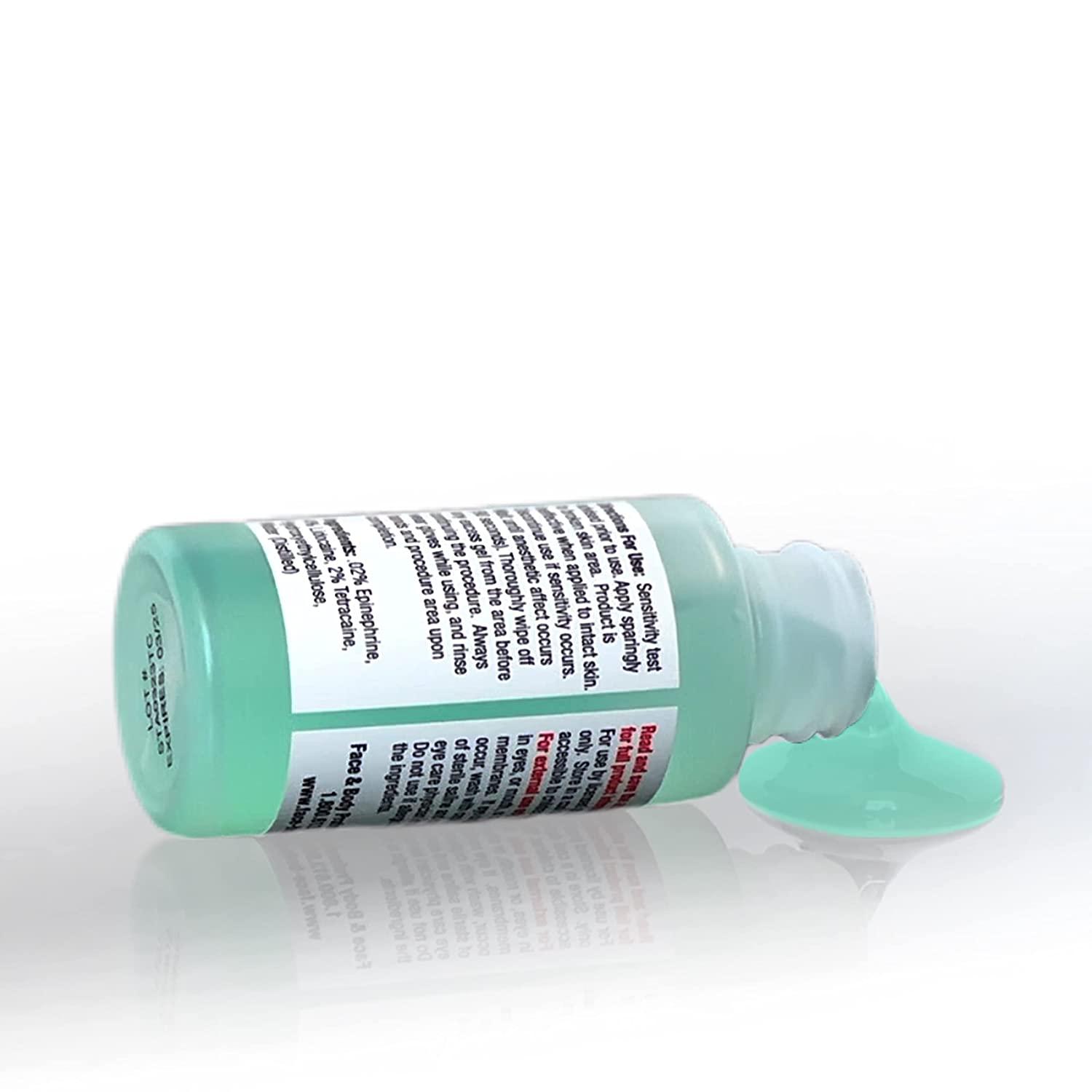 Sustaine Blue Gel 1.2oz Maximum Strength Lidocaine Numbing Cream for Pain Relief, Tattoo & PMU