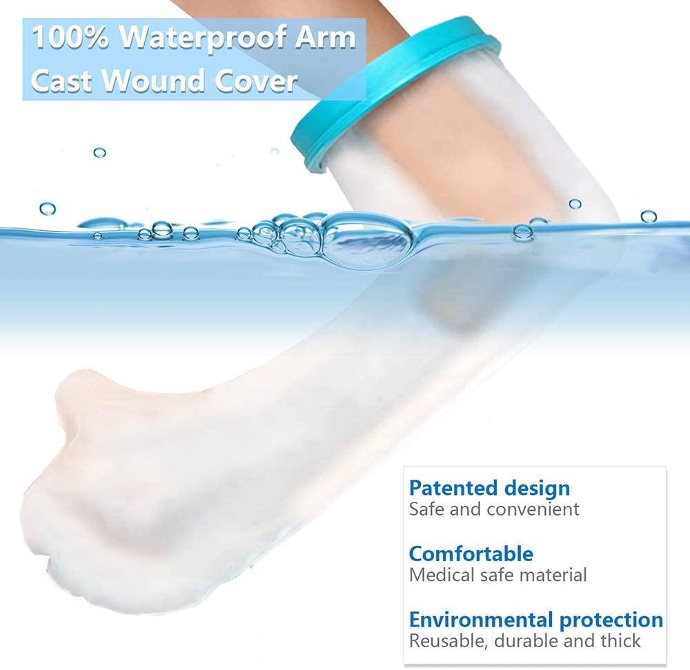 Kids Arm Cast Cover Waterproof Protector Bag for Broken Arm, Hands